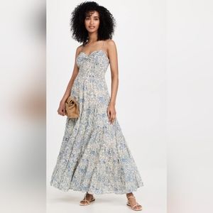 Free People Sundrenched Printed Maxi Dress NWT